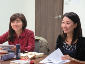 徐雅惠老師與陳怡靜老師進行哈佛個案教學研究工作坊演講